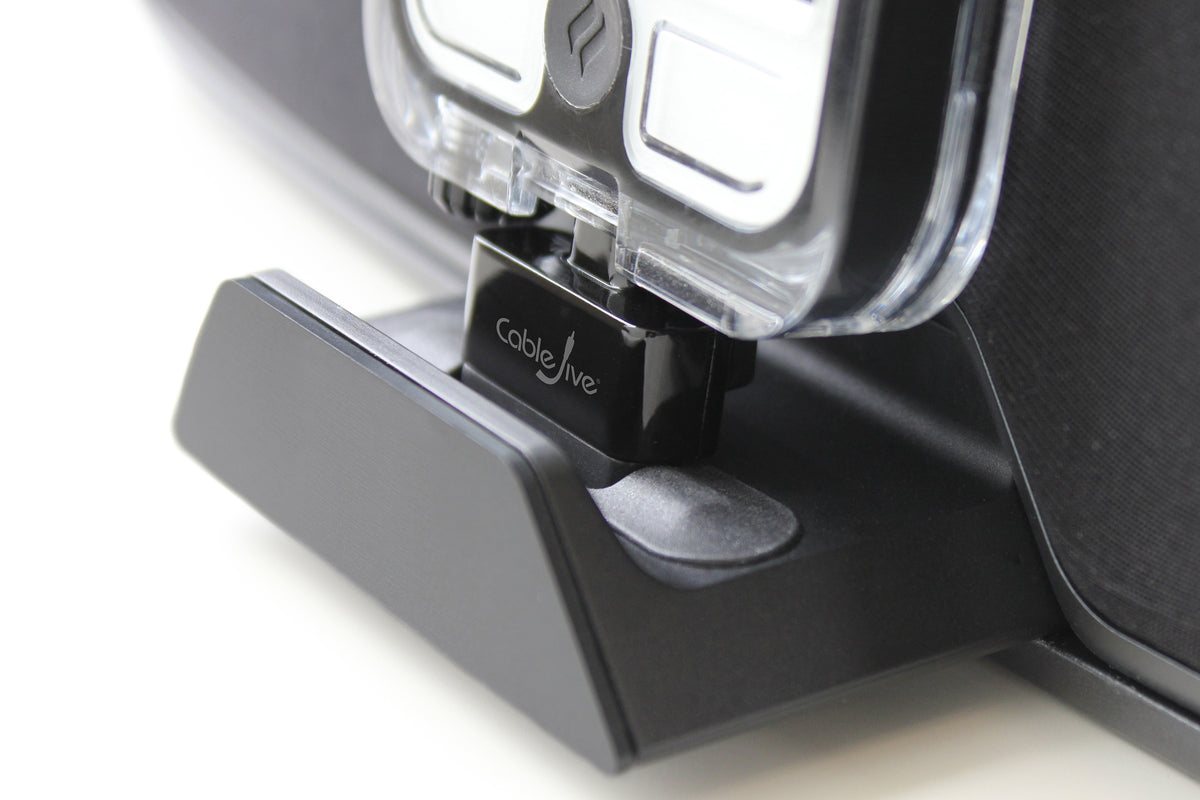 CableJive dockStubz LightningDock with your case on! – CableJive