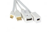 Dr. Bott Mini DisplayPort Extension Pro v2 3 m extension cable set with USB