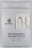Dr. Bott Mini DisplayPort Extension Pro v2 3 m extension cable set with USB