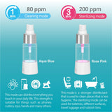 LilySpots mini, Original travel disinfection and cleaning agent at the touch of a button