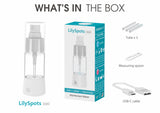 LilySpots mini, Original travel disinfection and cleaning agent at the touch of a button