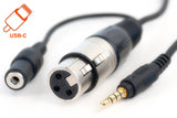 CableJive ProJive XLR, <b>with USB-C</b><br/>Professional XLR Mic & Monitoring