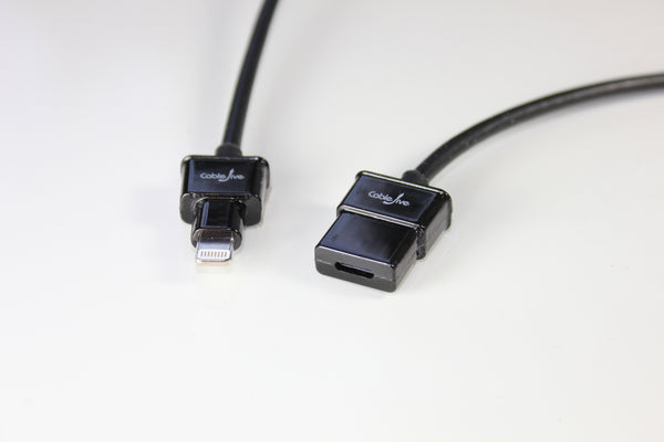 CableJive dockXtender<br/>Lightning Extension Cables 2ft/6ft